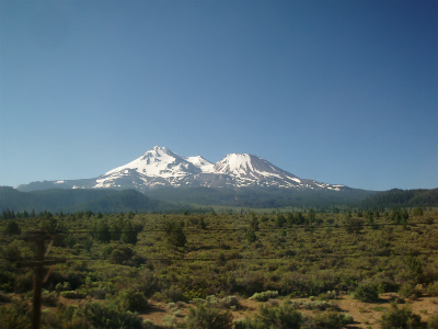 view from overnight train