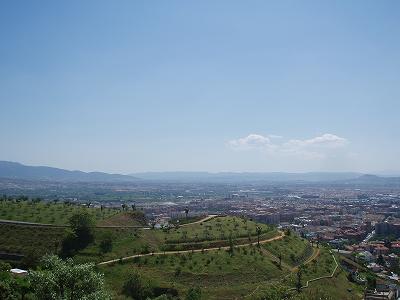 view from terrace near Alhambra 