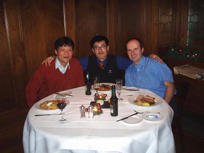 at a restrant in Zurich