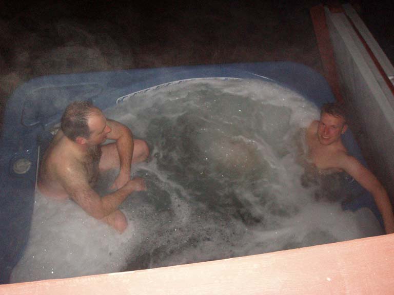 Jacuzzi outside 