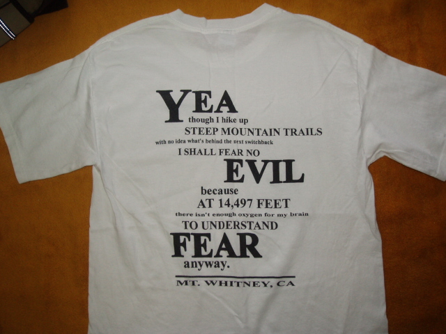 whitney shirt bought in Lone Pine