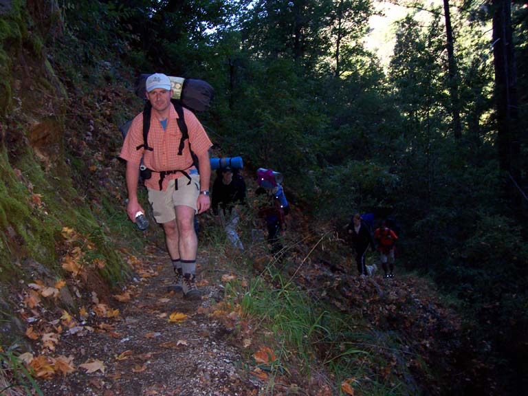 go along the trail